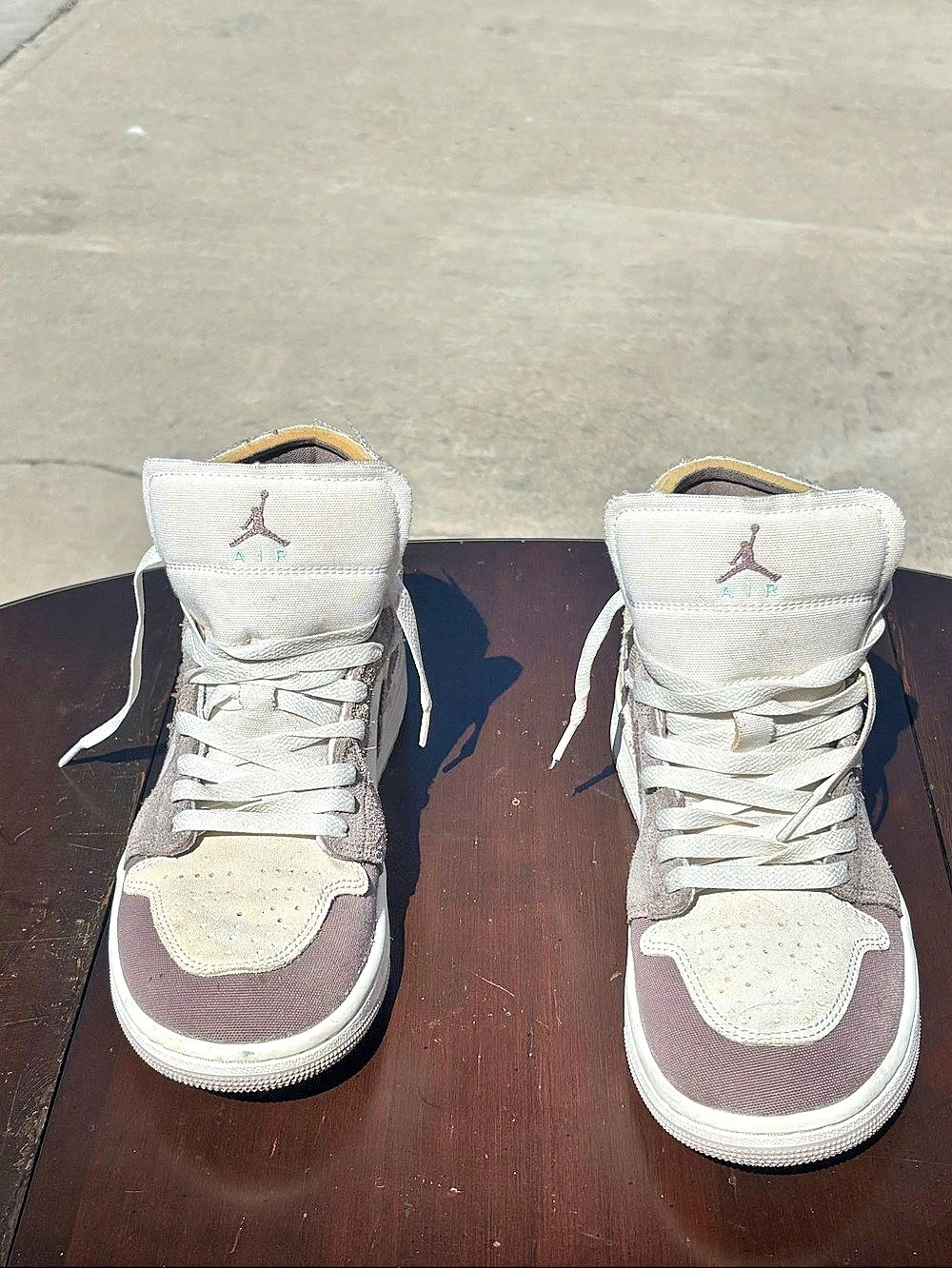 Jordan Air Jordan 1 Mid SE Craft 'Inside Out - Taupe Haze' Brown & White US 7.5